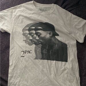 2PAC Graphic Tee in Classic White